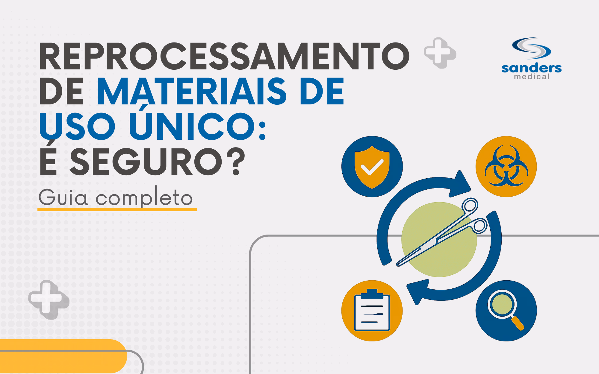Reprocessamento de materiais de uso único na CME